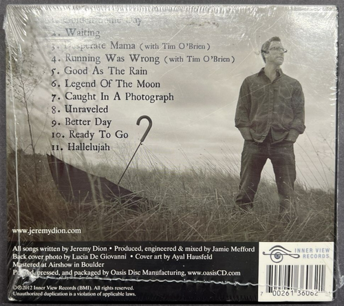 NEW CD 2012, Jeremy Dion - Golden Some Day - UNOPENED!! - Picture 3 of 3