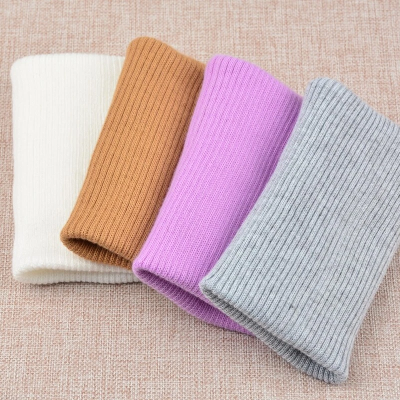 1 PIEZA 40CM Puños Acanalados Suave Elástico Tejido para Abrigo Pantalones Accesorio Multi Foto 4 de 4