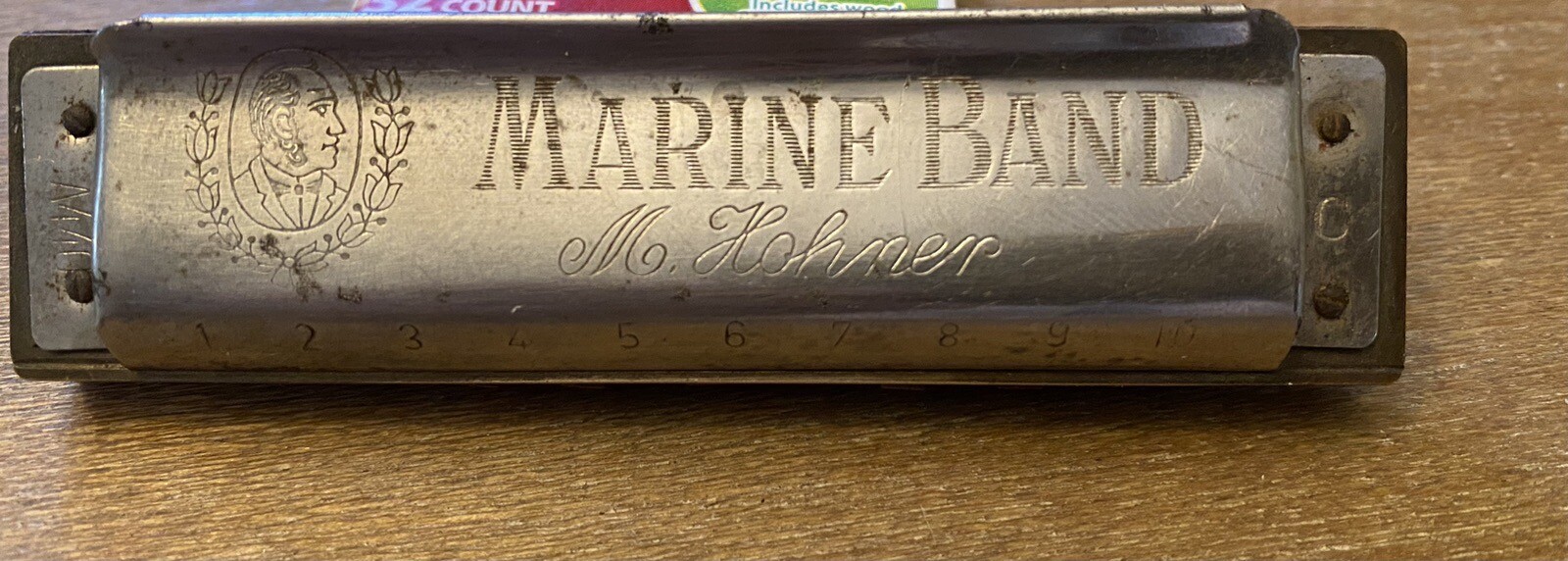 Vintage M. Hohner Marine Band Harmonica A440 Key of C Made in Germany