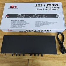 DBX 223XL Stereo 2-Way/Mono 3-Way with XLR Connectors Crossover New