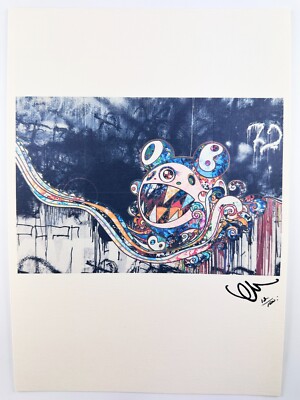 TAKASHI MURAKAMI Original Vintage Art Print Lithograph Signed Limited with COA