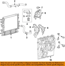 CHRYSLER OEM 14-23 ProMaster 1500 Radiator Components-Reservoir Cap 68097622AA
