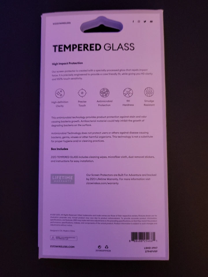 закаленное стекло iphone se 2020 8/7 - Изображение 2 из 2