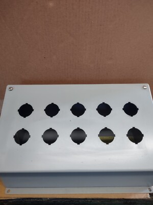 E-10PBA Hoffman steel 10 push button enclosue