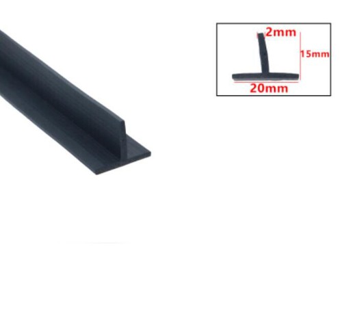1 Meter T-Gasket Solar Panel Gap Seal Silicone Rubber Seal Strip Filling Strip - Picture 7 of 19