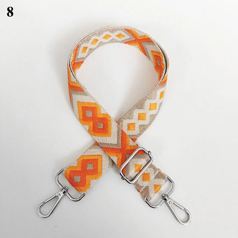 Colorful Wide Ethnic Style Bag Belt Casual Accessory  