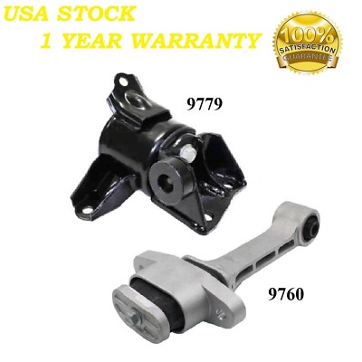 2 PCS Motor & Trans Mount FIT 2012-2013 Kia Sportage 2.0L & 2.4L - Auto Trans.