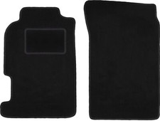 Schwarze Fußmatten vorne für: Honda CRX DelSol Coupé, Cabrio (1992-1997)