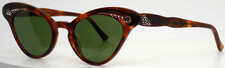 MOREL ORIGINALE Roxane 90030C TT15 Tortoise Cat Eye Sunglasses 49-20-145 Q