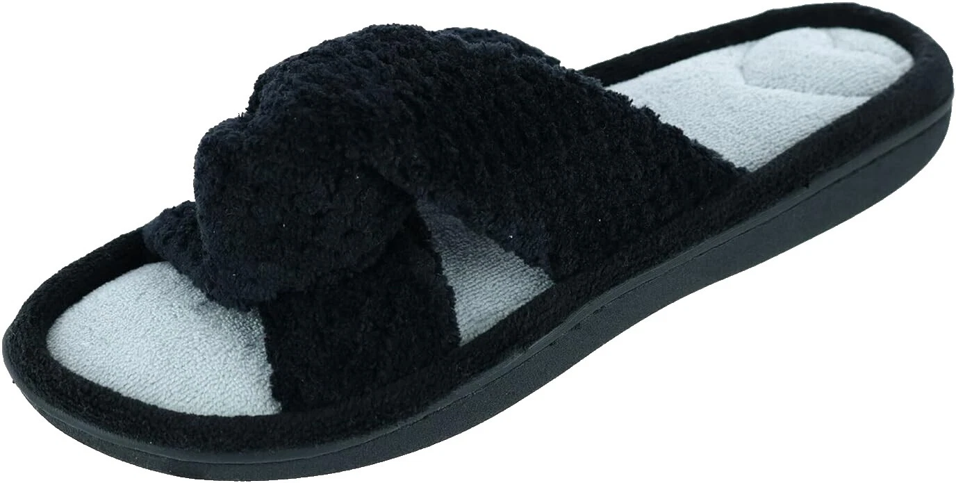 Zapatillas negras para mujer Zapato Sólido 8.5 EE. UU.