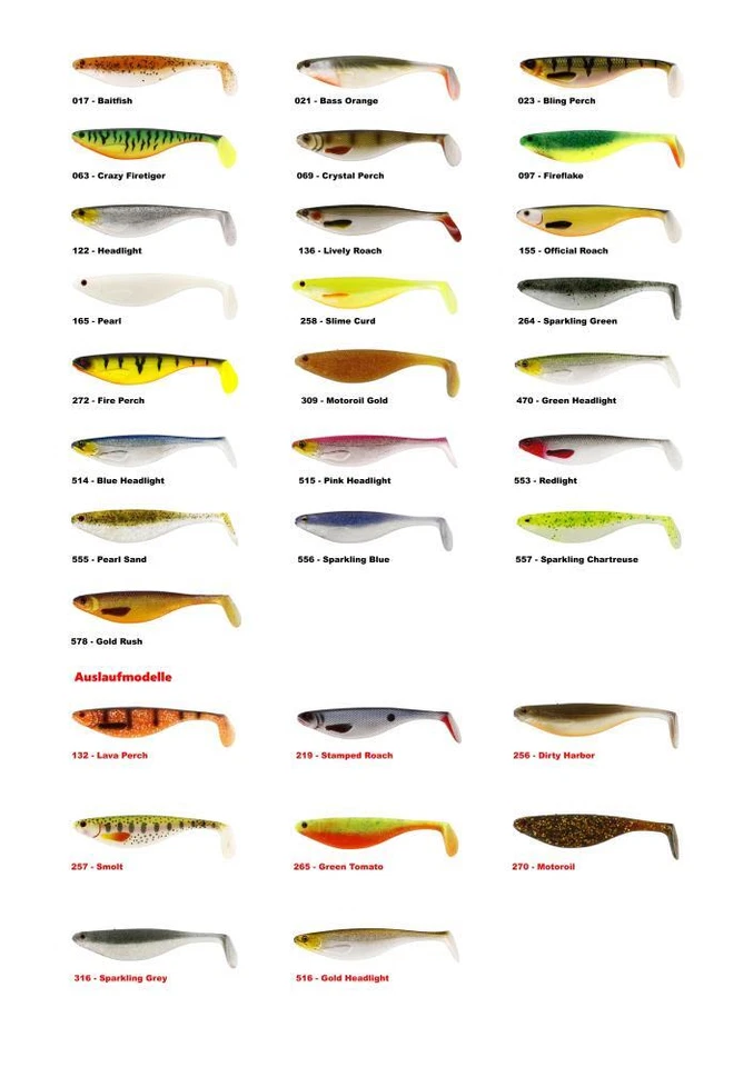 Westin SHADTEEZ Gummifisch 7cm / 9cm (3 St), 12cm (2 St), 16cm / 19cm (1 St) - Bild 2 von 2