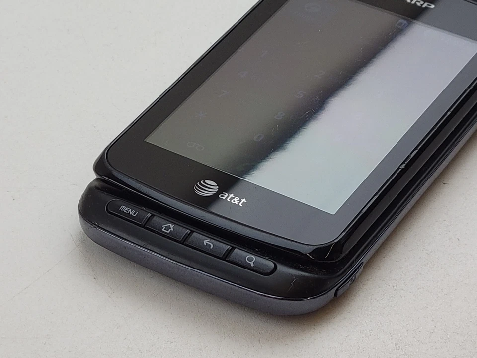 Sharp FX Plus (ADS1) 120MB - Black (AT&T) QWERTY Slider - *PLEASE READ* - J7632 - Image 3 of 4
