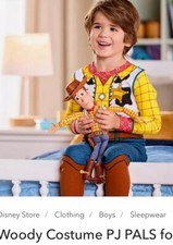 Disney Pajamas New W/tags Woody From Toy Story Movie Sz 3