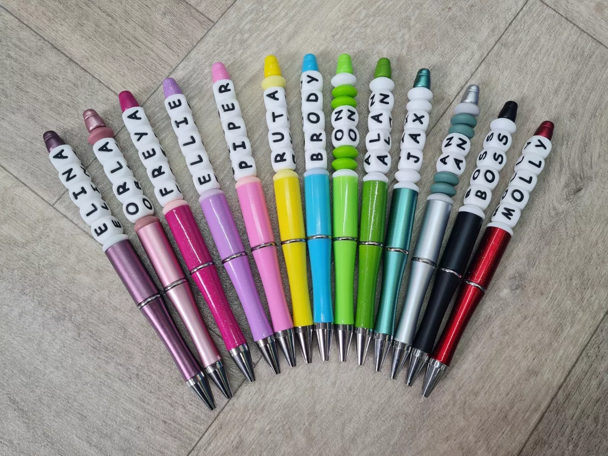 Ombre Beadable Pens, DIY Beaded Pen