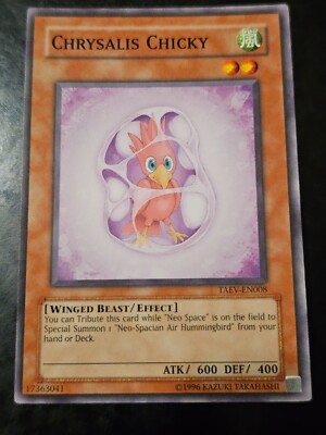 CHRYSALIS CHICKY TAEV-EN008 Common Unlimited Yugioh