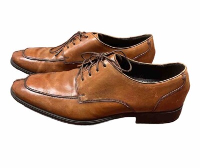 Cole Haan Preppy Classic Italian Crafted Leather Split Toe City Oxford Cole Haan City Split Toe Derby Mens 9 Brown Excellent  main image 4