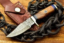 Custom Handmade 6 Bowie, 1095HC 15N20, SHARP Hardwood Handle Leather Sheath