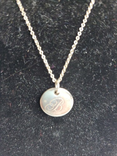 Tiffany \u0026 Co Silver B Alphabet Initial 