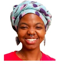 Bubblegum African Print Ankara Modu Hat Pre-tied Head Wrap DP3845PT