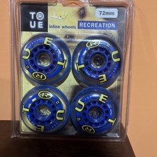 True sport Inline Skating Wheels 72 Mm 82A Recreation Skating Outdoor Fun