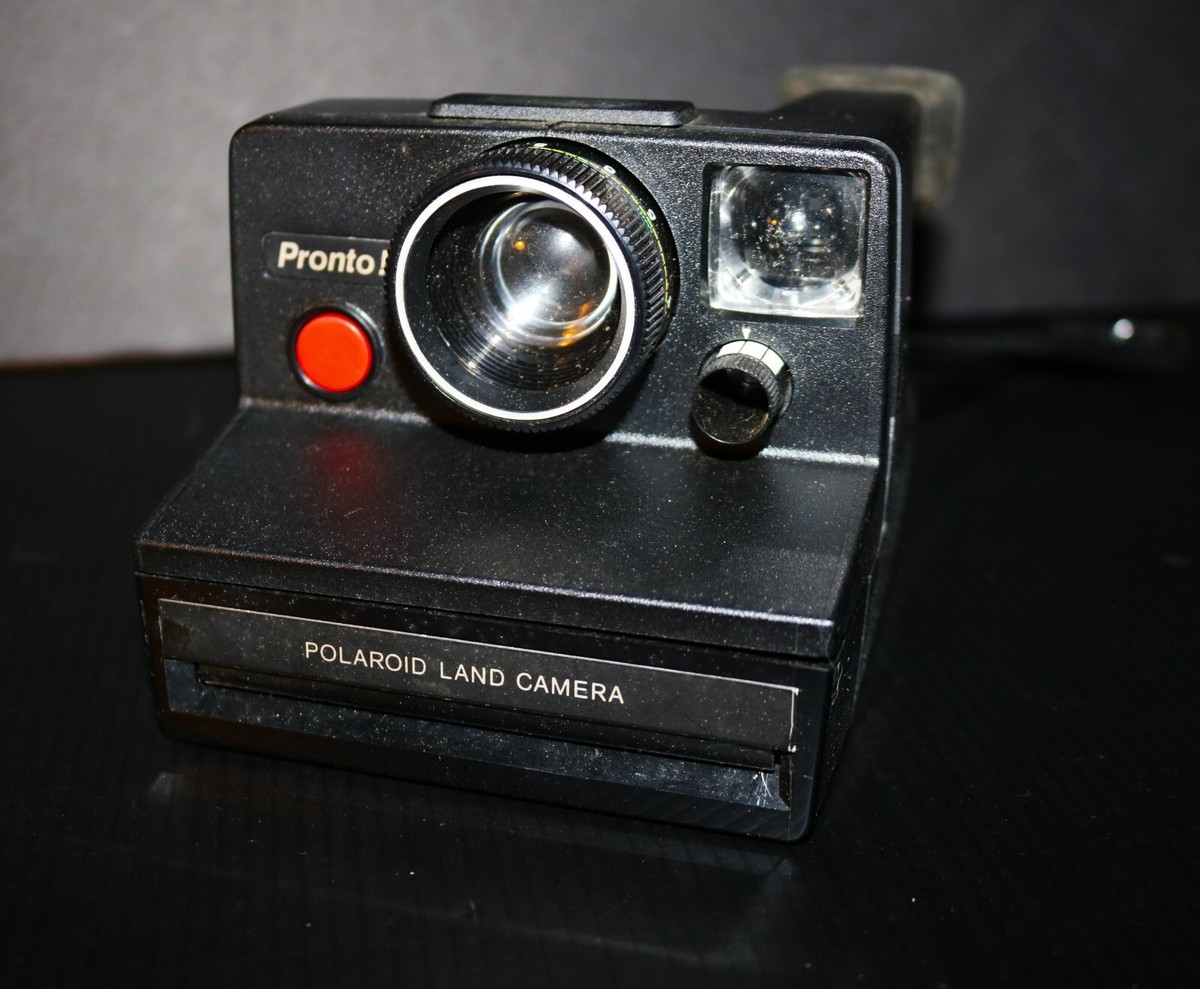 VTG 1976 Polaroid PRONTO! Land Camera (Red button) w