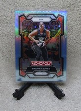 BRIONNA JONES 2024 WNBA Prizm Monopoly LIGHT BLUE PRIZMS Card Serial #126/199