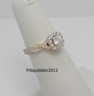 Neil Lane 1/2CT Natural Diamond Engagement Wedding Ring Bridal 14K Two Tone Gold
