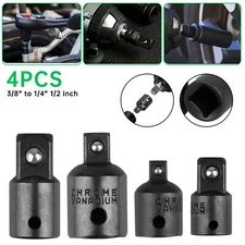 4-pack 3/8" to 1/4" 1/2 inch Drive Ratchet SOCKET ADAPTER REDUCER Air Impact Set
