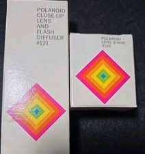 Polaroid SX-70 #121 Close Up Lens & Flash Diffusore e 1 paralume obiettivo 20