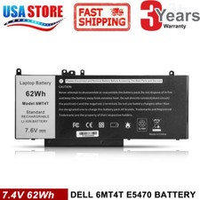 6MT4T Battery For Dell Latitude E5470 E5570 Notebook 15.6" 7V69Y TXF9M 79VRK