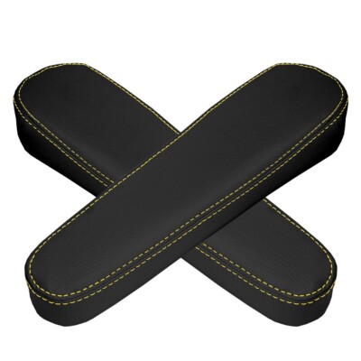 Fits 11-17 Honda Odyssey Synthetic Leather Seat Armrest Black Yellow Stitch