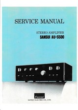 Manuel De Service Pour Sansui AU-5500