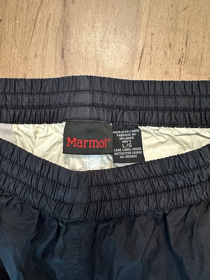 Marmot Membrane Rain Outdoor Pants 5442 Made in Sri Lanka Size Large Hiking - Image 4 of 4