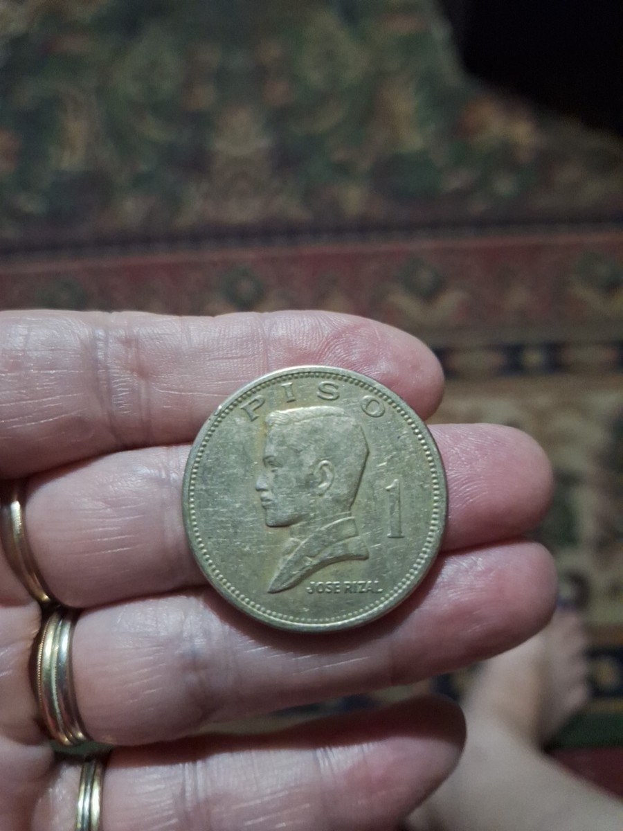 1972 Philippines 1 Piso Jose Rizal Republika Ng Pilipinas Coin | eBay