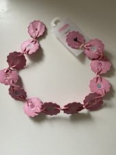 NWT Gymboree Park City Luxe Girls Floral Belt Pink 3-4