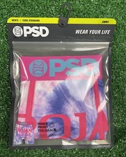 PSD Men  s Trojan Pleasure Pack Tie Dye Boxer Briefs Size Small Underwear New