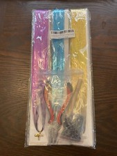 Hair Extension Tinsel With Tool 47 Inches, 12 Colors, 2500 Strands