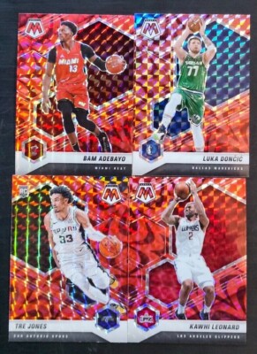 2020-21 Mosaic Basketball REACTIVE RED PRIZMS with Rookies You Pick the Card