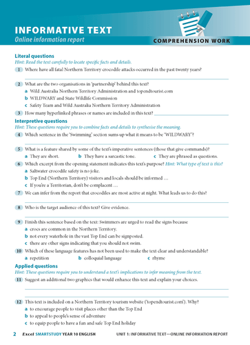 EXCEL SMARTSTUDY - ENGLISH YEAR 10 - Picture 6 of 8