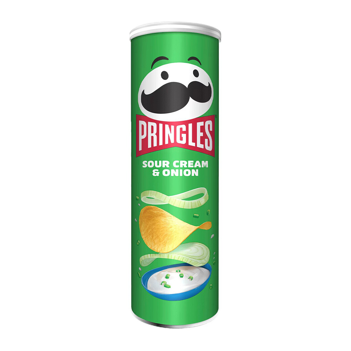 Pringles Sour Cream Cebolla De Stapelchips Con Sauerrahm Y Cebollas 165g
