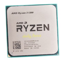 AMD Ryzen 3 1200 R3 1200 YD1200BBM4KAE 3.1GHz 8M Socket AM4 CPU Processor 6MB