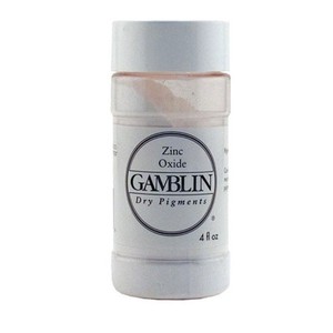 Gamblin artists Dry pigment zinc oxide 4oz (729911188309)