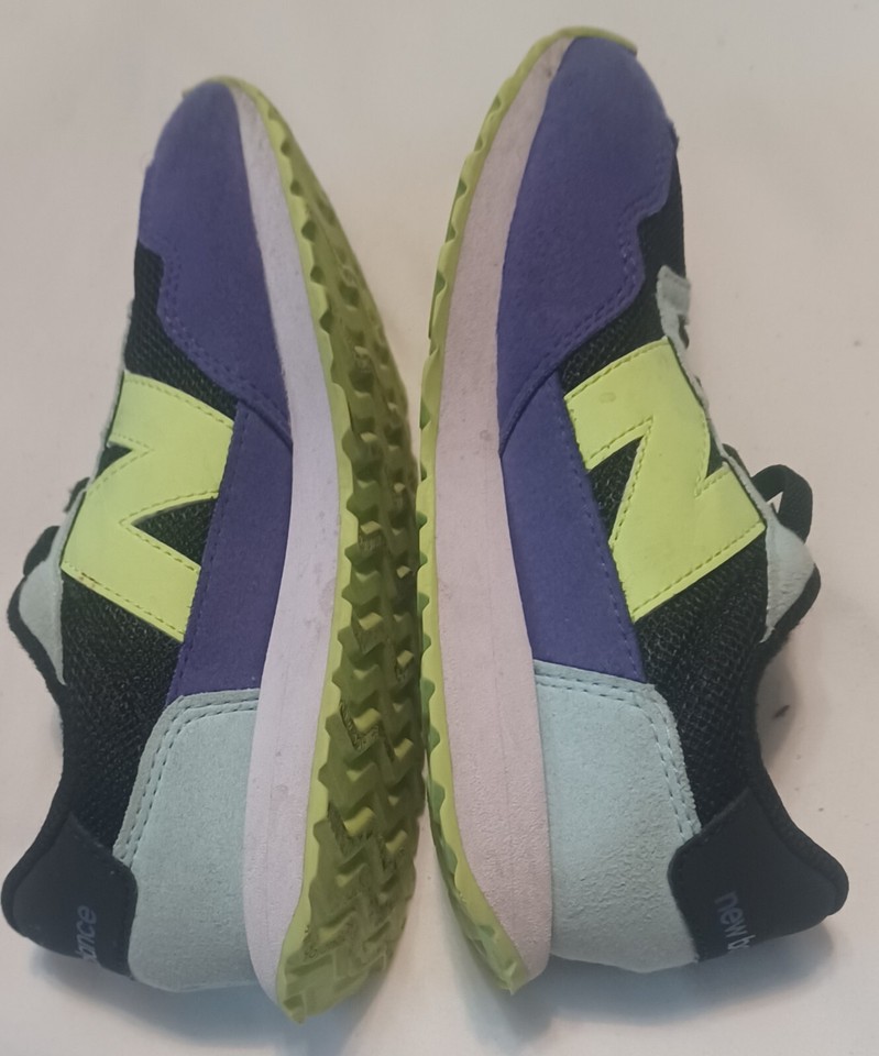 New Balance 237 Toddler Girl Shoes Size 12 Purple/neon green & Black