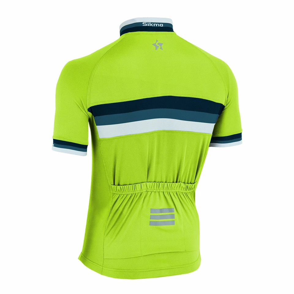 Mens Cycling Jersey Summer Short Sleeve Bicycle Breathable Racing Bike Jersey - Image 4 of 4