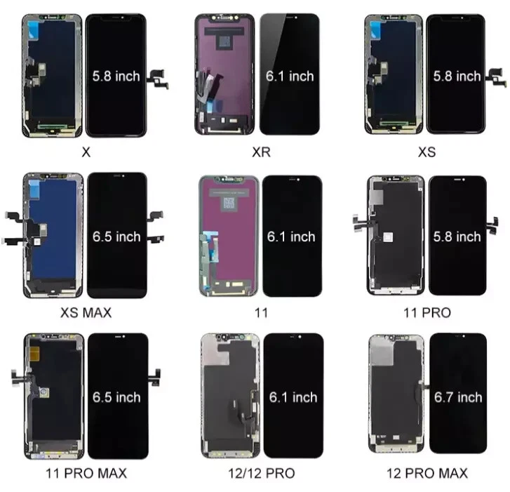 iPhone 12 11 Pro Max Mini X XS 8 7 6s 6 Plus OLED LCD Touch Screen Replacement - image 2 of 2