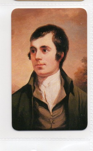 robert burns great briton collector card