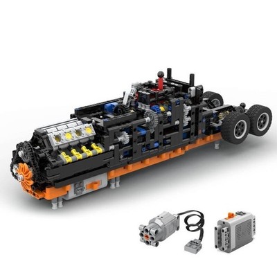 MOC TECHNIK MACK T-310 GETRIEBE SCHALTGETRIEBE BAUSTEINE MODELLBAU LKW ZUBEHÖR