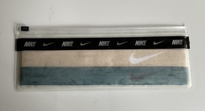 Nike Flex Headbands 2 Pack Unisex Beige & Teal New