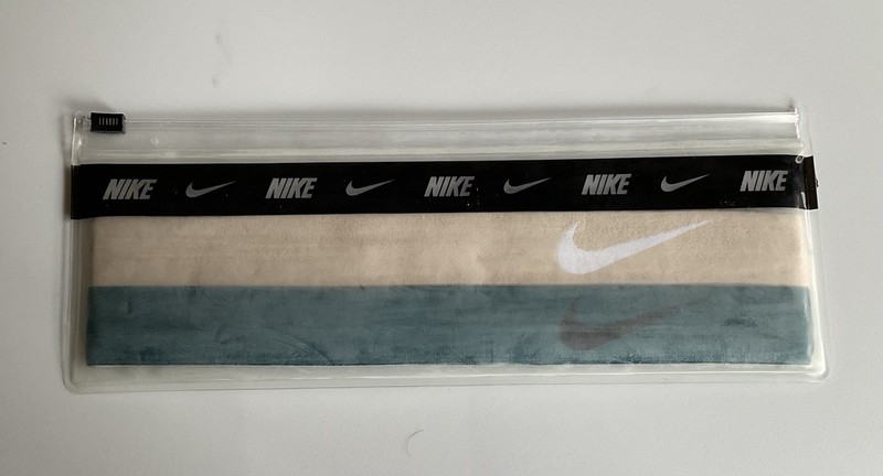 Nike Flex Headbands 2 Pack Unisex Beige & Teal New