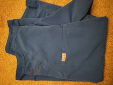 FIGS Royal Blue Scrubs Set V-Neck Pocket Top  Pants Technical Size M